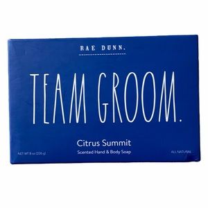 2/$15 NEW Rae Dunn “team groom” soap